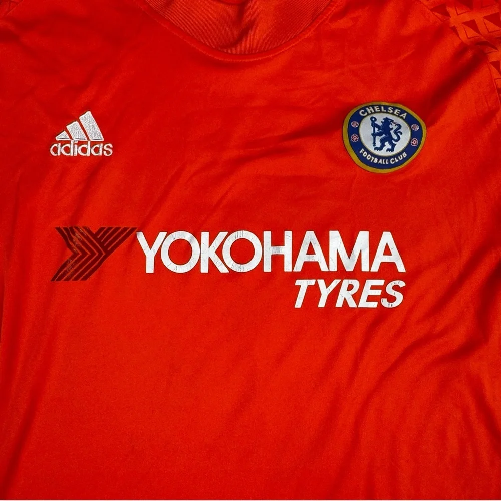 Adidas Chelsea FC 2016-17 Courtois 13‎ Goalkeeper Jersey Orange XL Long Sleeve